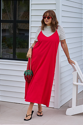 Vestido Paula Vermelho