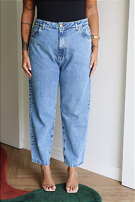 Calça Mom Jeans Plus Size Vick