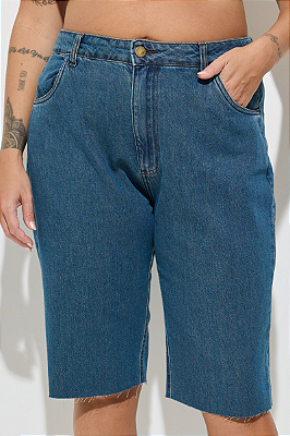 Bermuda Jeans Plus Size Maike