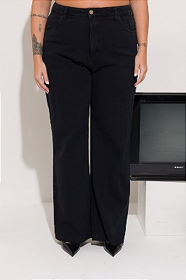 Calça Jeans WIDE LEG Preta