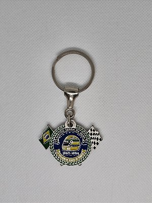 Chaveiro de Metal - Ayrton Senna Brasil