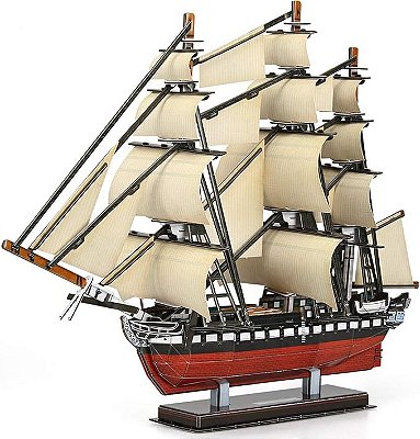 Quebra-Cabeça 3D USS Constitution 193 Peças