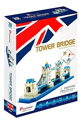 Quebra-Cabeça 3D Tower Bridge 52 Peças