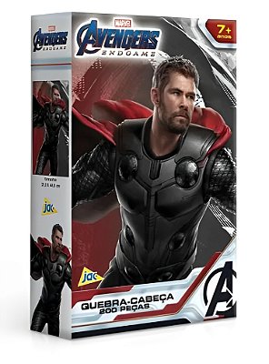 Quebra-Cabeça Avengers End Game Thor 200 Peças