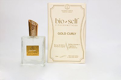 Gold Curly Spray de brilho e perfume capilar 50ml
