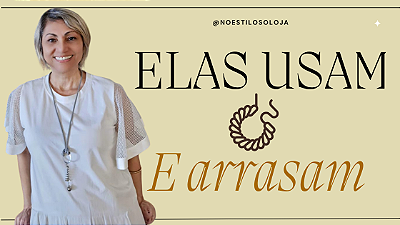 Use o colar julia e arrase