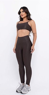 Conjunto Athleisure Marrom