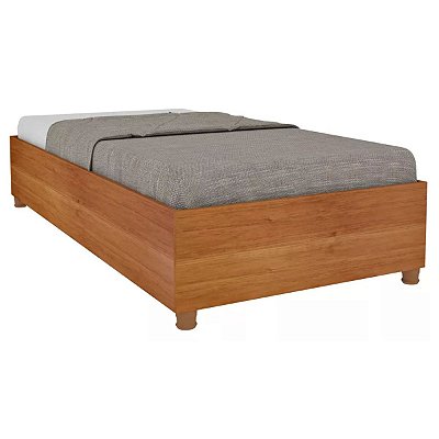 Cama Box Solteiro Mônaco – Compacta e Sofisticada