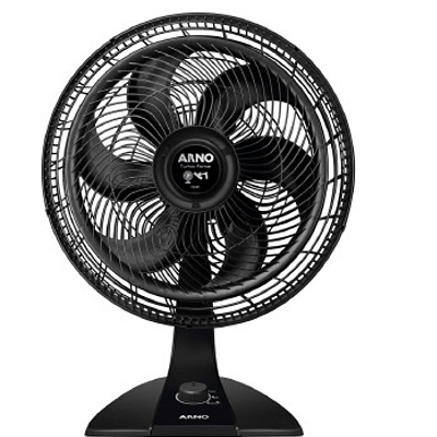 Ventilador Arno Turbo Force 40cm VF42 2 em 1 127V Preto