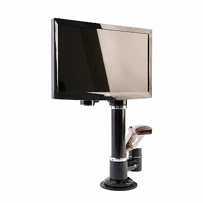 Suporte para Monitor e Leitor de Código de Barras
