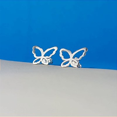 Brinco Borboleta Vazada