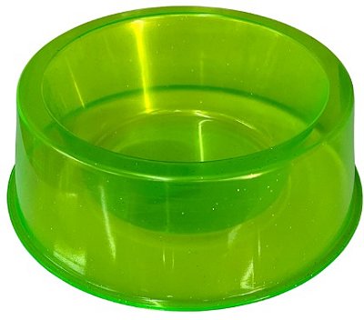 Comedouro Médio Verde Transparente