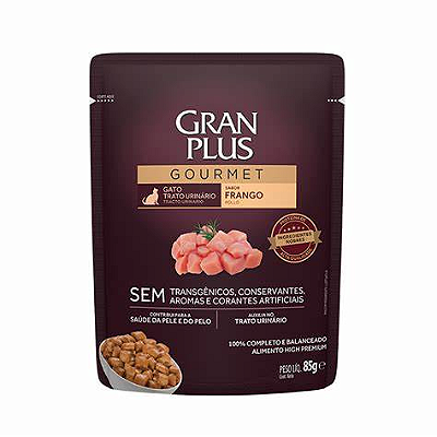 Sachê GranPlus Frango Gatos Trato Urinário - 85g