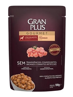Sachê GranPlus Frango Cães Filhotes - 100g