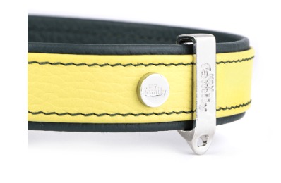 Coleira MyFamily Firenze em Couro genuíno - Lima