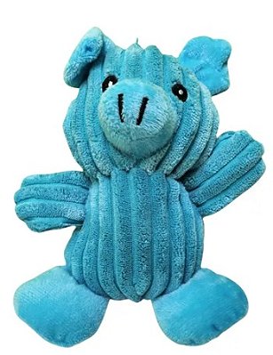 Brinquedo de Pelúcia Porco Azul