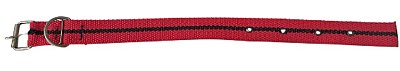 Coleira Tecido Vermelha