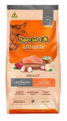 Ração Special Cat Adultos Castrados Salmão - 10kg