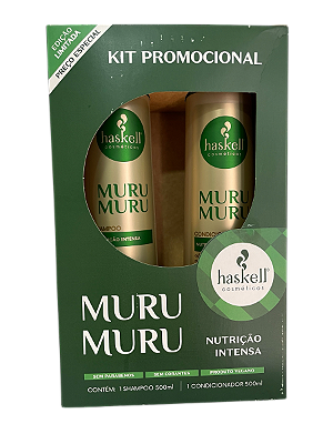 kit murumuru 500 ml haskell shampoo + condicionador