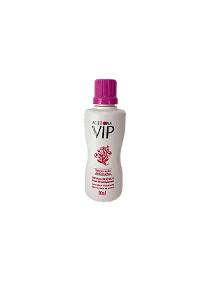 Removedor de esmalte Acetona -Vip hipoalergenico 90 ml