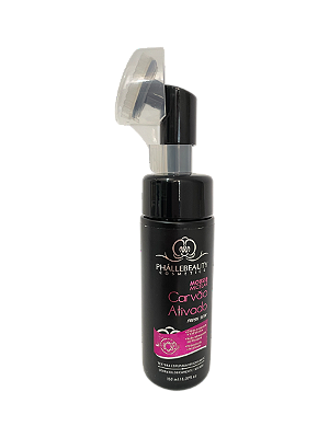 Mousse micelar carvão ativado- Phallebeauty 150 ml