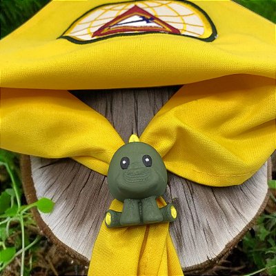 Arganeu Prendedor Lenço Crocodilo