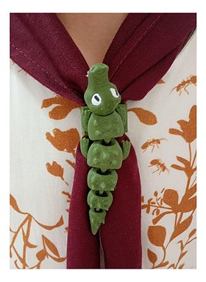 - Arganeu Prendedor Lenco Jacare Articulado