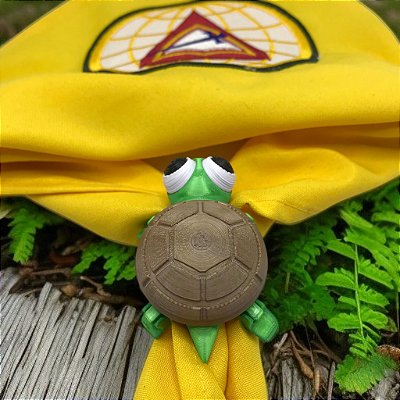 - Arganel Prendedor Lenço Tartaruguinha