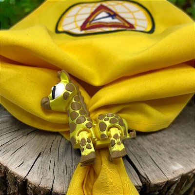 Arganel Prendedor de Lenço Girafa Articulada