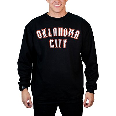 Moletom Basquete Oklahoma City Malha Nobre Jrkt Sports Flanelado Gola Careca