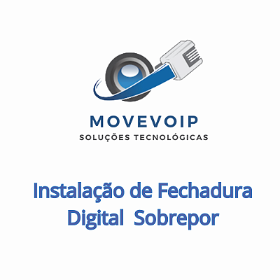 Instalação Fechadura Digital Sobrepor