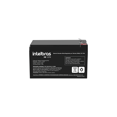 Bateria Nobreak 12V/7Ah XB 1270 Intelbras