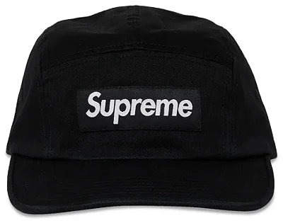 Supreme Washed Chino Twill Camp "Black"