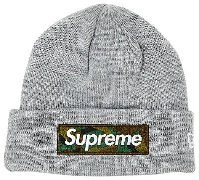 Supreme x New Era Box Logo "Heather Grey"