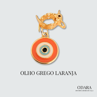 Identificador Olho Grego Laranja