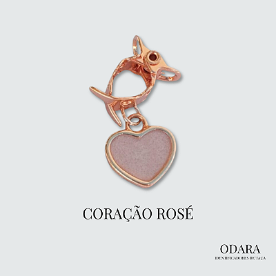 Identificador Coração Rose