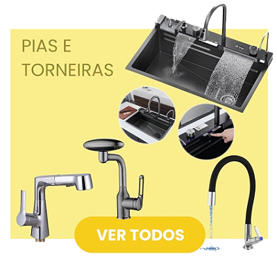 mini banner pia e torneira