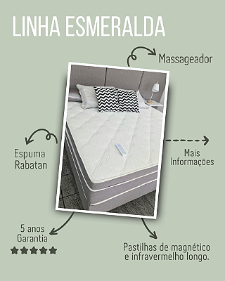 Linha Esmeralda - Colchões com Terapia