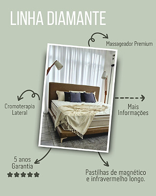 Linha Diamante - Colchões com Terapia