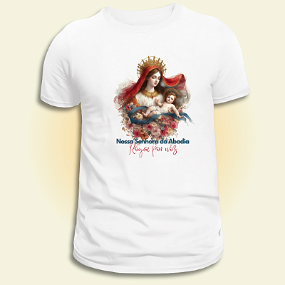 Camiseta Católica Infantil Nossa Senhora da Abadia