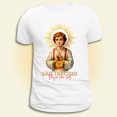 Camiseta Católica Infantil São Tarcísio