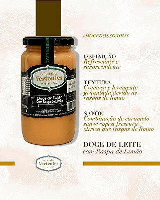 Sabor Das Vertentes  Leite C/raspa De Limao 410g