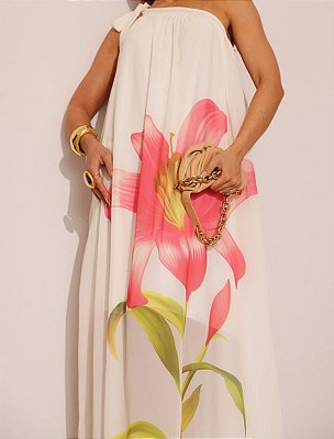 VESTIDO LONGO FLORAL AURORA