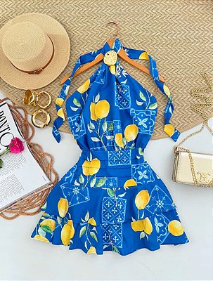 VESTIDO AZUL LIMOM