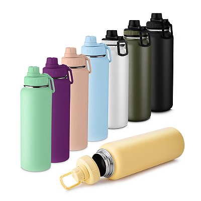 Garrafa Térmica Personalizada 1,2L | Aço Inox e Alça Mosquetão
