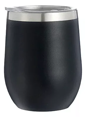 Copo Cuia Térmico Personalizado 350ml em Inox | Tampa Acrílica e Isolamento a Vácuo