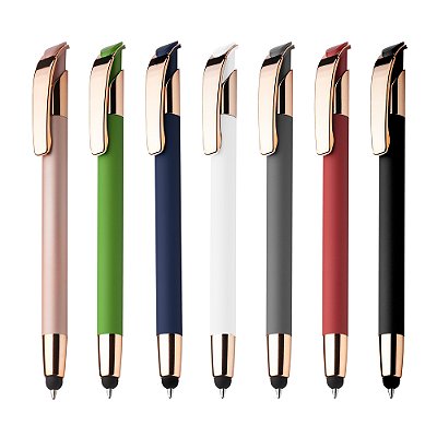 Caneta Metálica Touch Personalizada