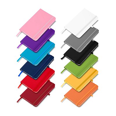 Caderno Personalizado A5 21x14cm com Elástico