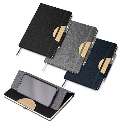 Caderno Personalizado com Suporte para Celular – 21,3x14,5cm