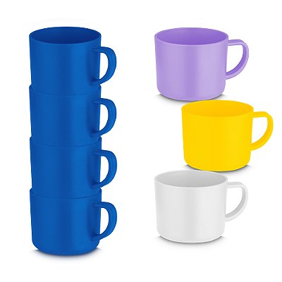 Conjunto de Xícaras Personalizadas RPET 200ml – XC001